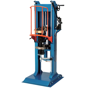 Coil spring compressor with safety cage