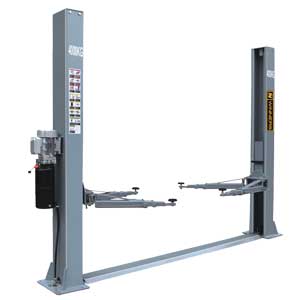 2 Post Lift Manual release Base plate lift 4 ton SG40